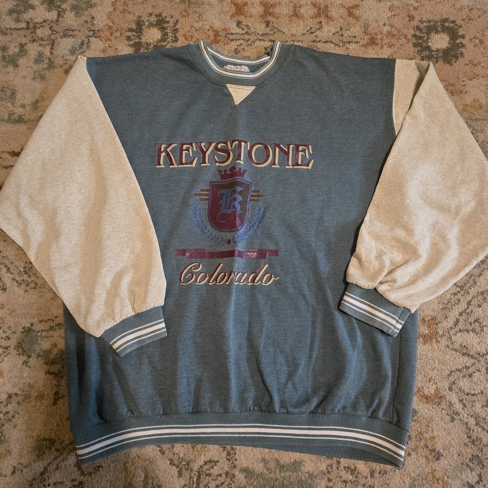 VTG Keystone Colorado Sweatshirt 90s  Over Wear U.S.A. Large? Graphic